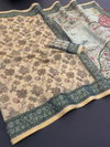 Ktd 2086 Handloom Fabric Digital Printed Saree Best Wholesale Shop In Surat